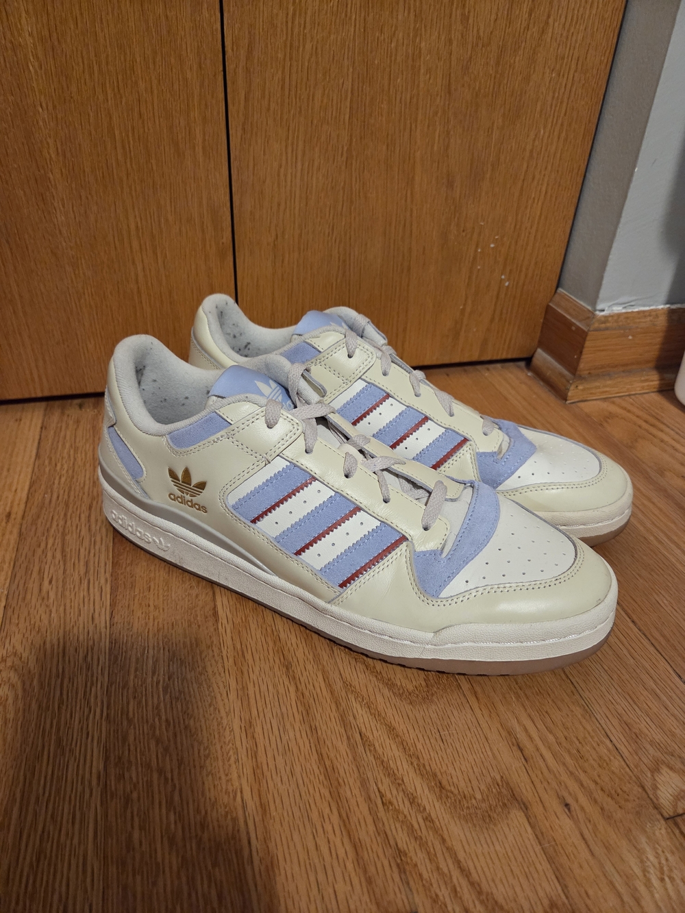 adidas Forum Low Classic- Cream Blue Dawn, Men's Size 12.5 US